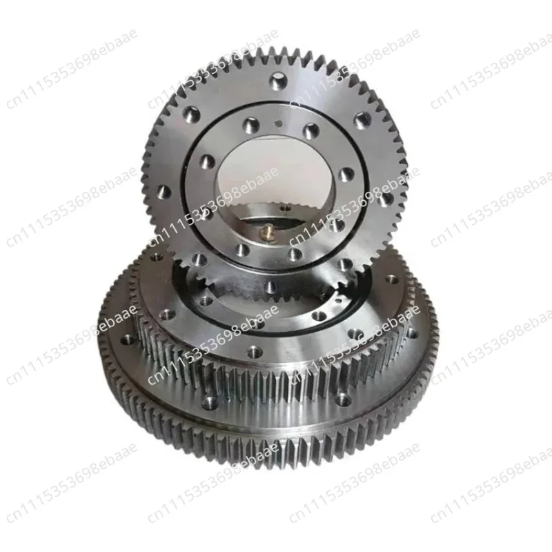 External gear slewing bearing, small turntable rotary support, large machinery turntable bearing, slewing bearing