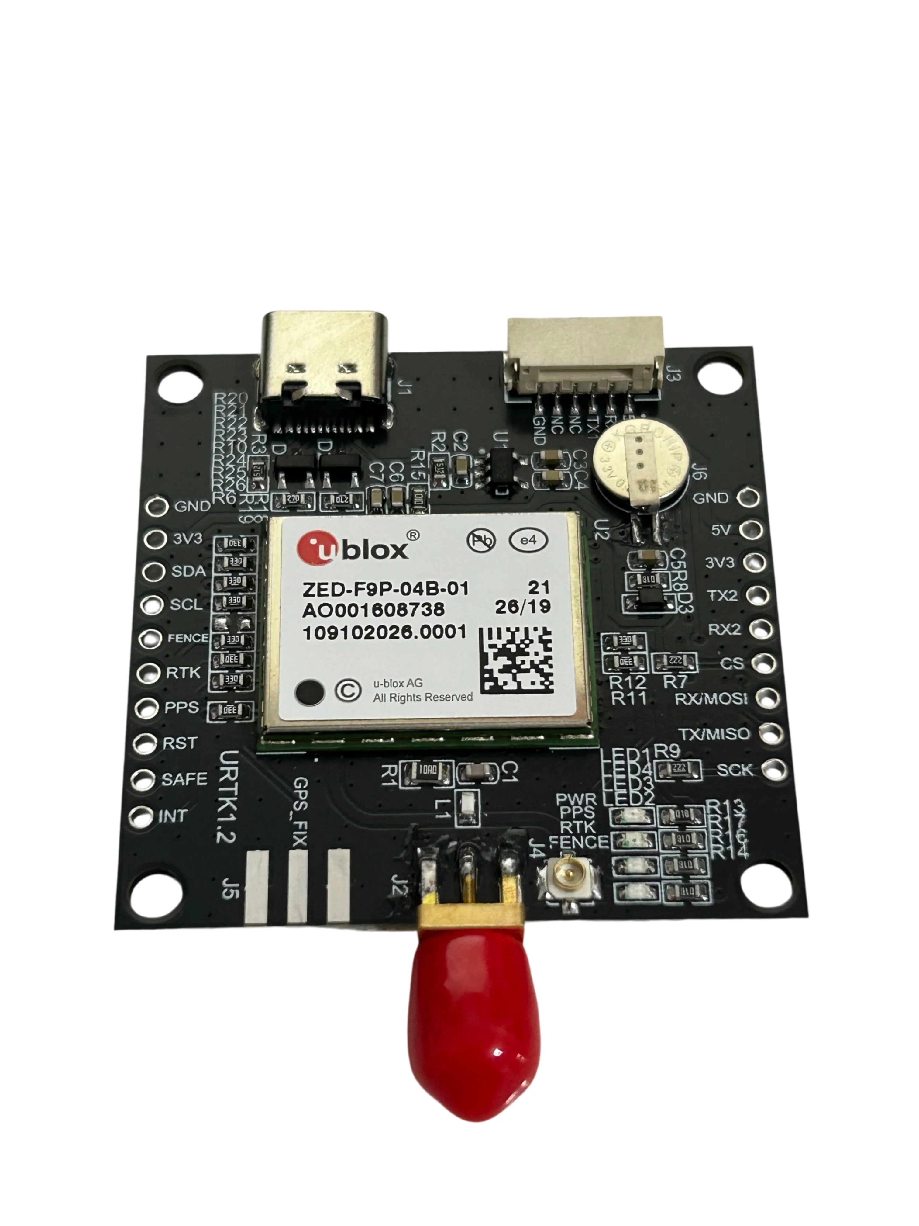 1PCS/LOT ZED-F9P-01B 02B 04B F9P RTK GPS Locate the Module Board GNSS UBLOX Vehicle tracker  ESP32 GNSS module
