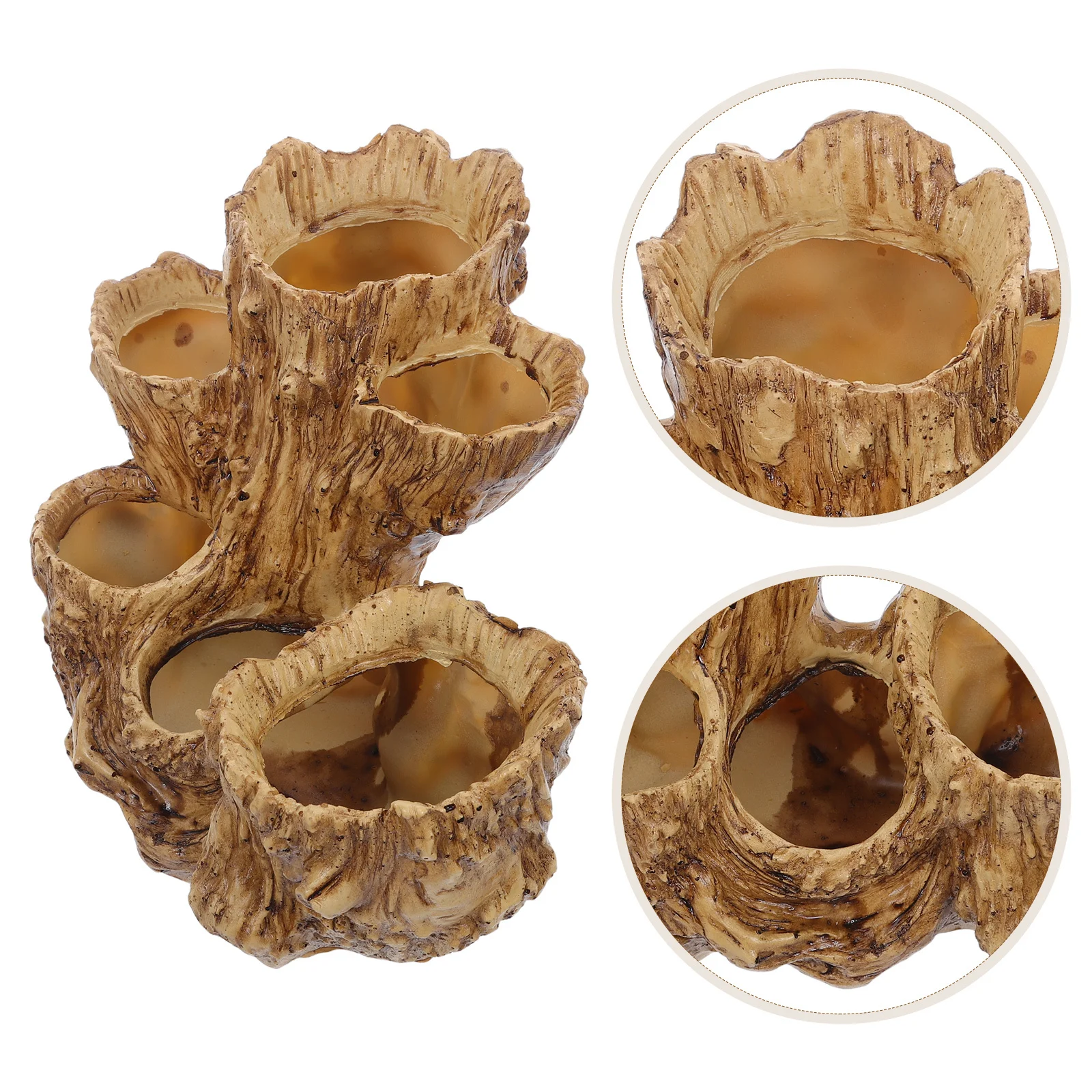 

Hexagon Succulent Planters with Drainage Holes Modern Ceramic Pots for Indoor Plants Garden Decor Flower Pot Set