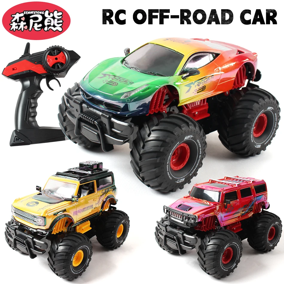 

SENNIXIONG 4WD Amphibious Remote Control Off-Road Car Drive Waterproof Electric Stunt Vehicle All Terrain Truck Toy for Children