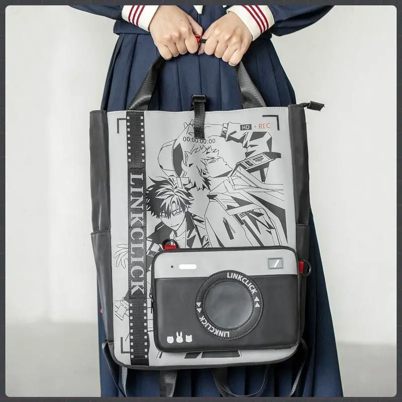 Anime Linkclick Backpack LuGuang Cheng Xiaoshi Satchel Multifunctional Laptop Shoulder Bag Cute Itabag Crossbody Bag