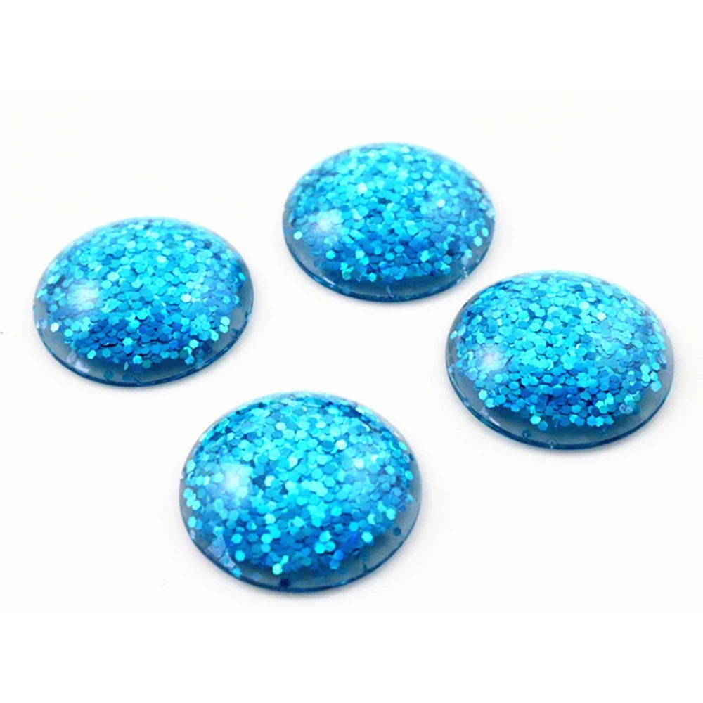 10 pezzi 25mm Bright Wafer Colore Misto Retro Piatto Cabochons Cammeo Fit 25mm Cabochon Cammeo Vassoio Impostazione Bracciale