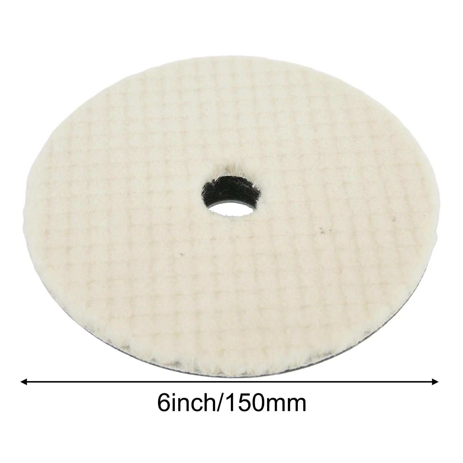 Detailing Pads Polishing Tool Enhanced Control With Wool Fibers Wool Polishing Pads For Cars Waxing Pad Approx. 5inch 125mm