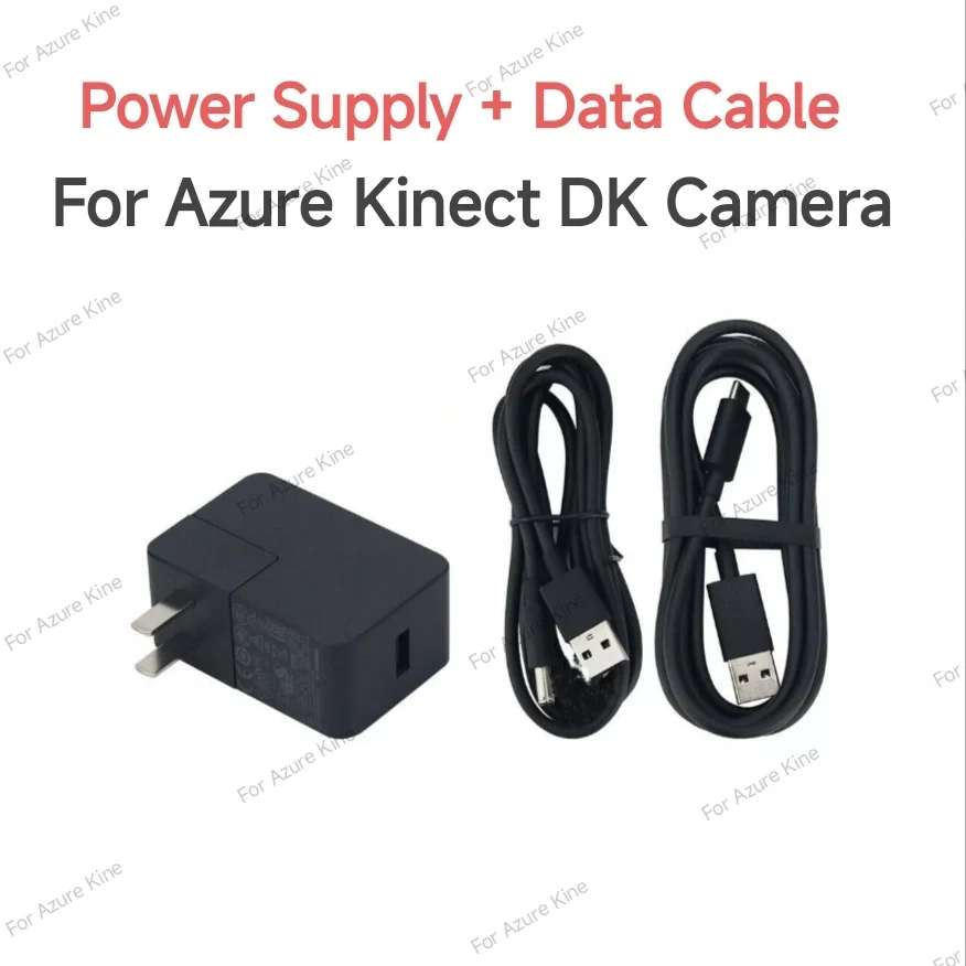 

New Power Supply Adapter+Data Cable Set Original for Azure Kinect DK Developer Kit Depth Camera Parts Accessory