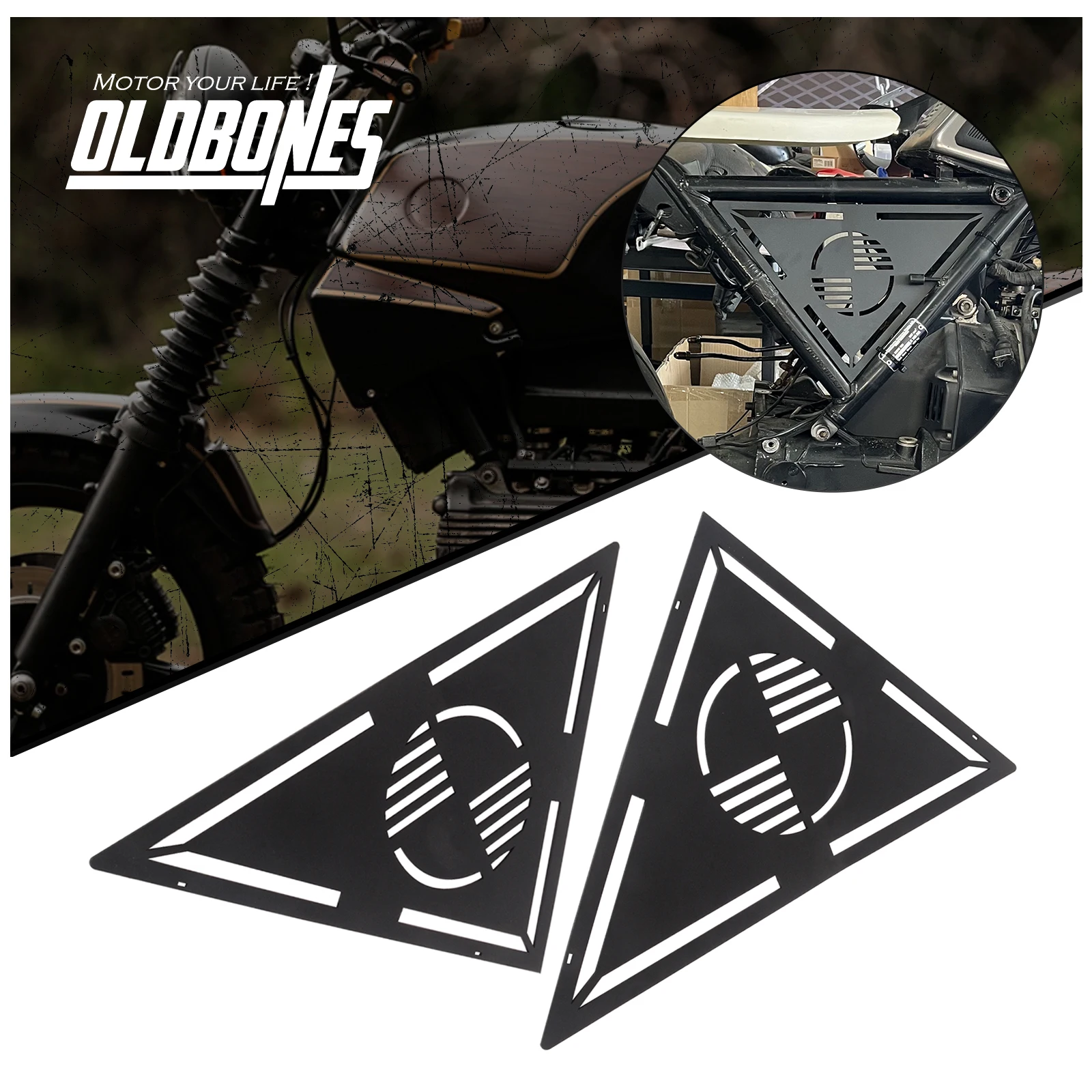 For BMW K75 K100 K100RS K100 RT Motorcycle Aluminium Side Panel Side Cowl Fairing Cover Frame Guard Protector Airbox Covers