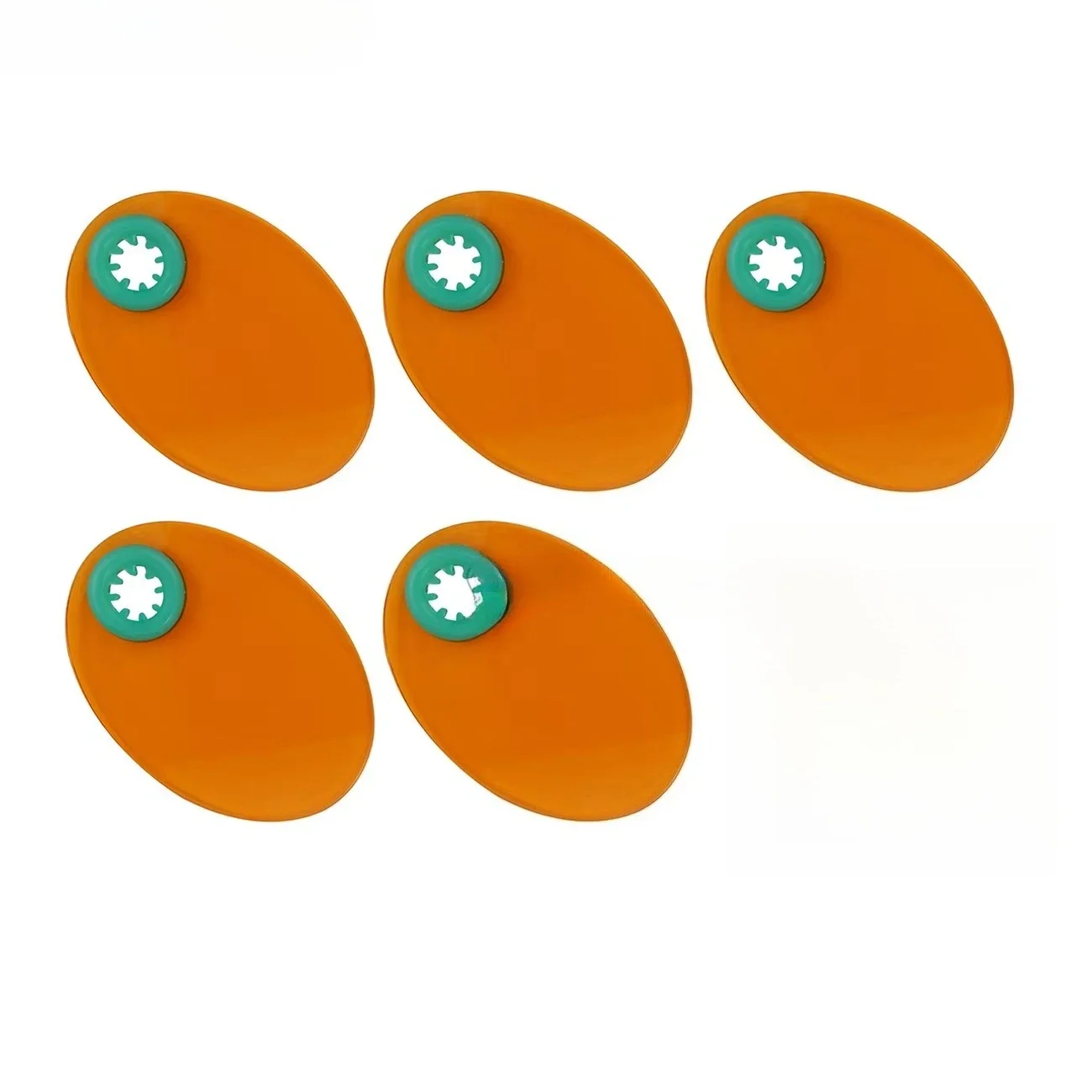 Dentals Curing Light Filter Orange Protective Cover 5pcs