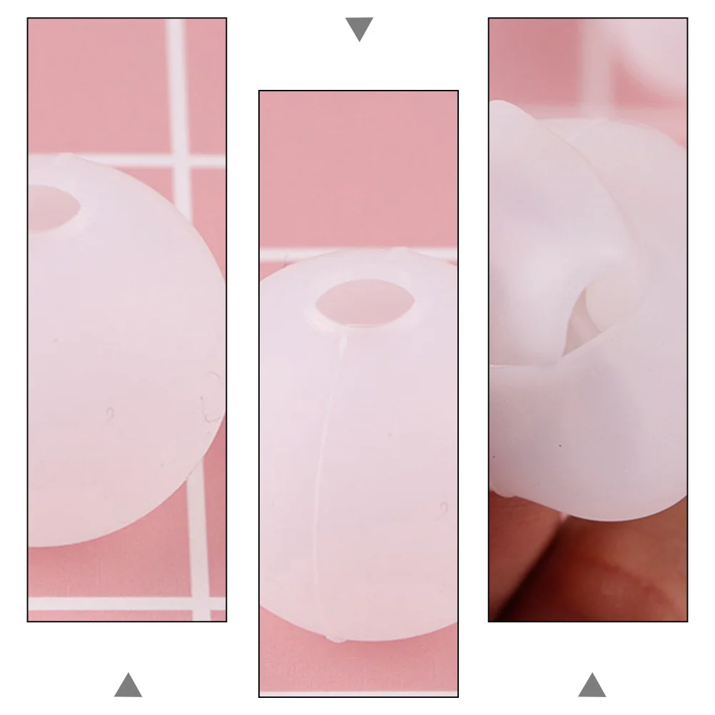 

12Pcs Epoxy Resin Mold Silicone Ball Shaped Mold DIY Supplies Transparent Jewelry Casting Components Reusable Flexible