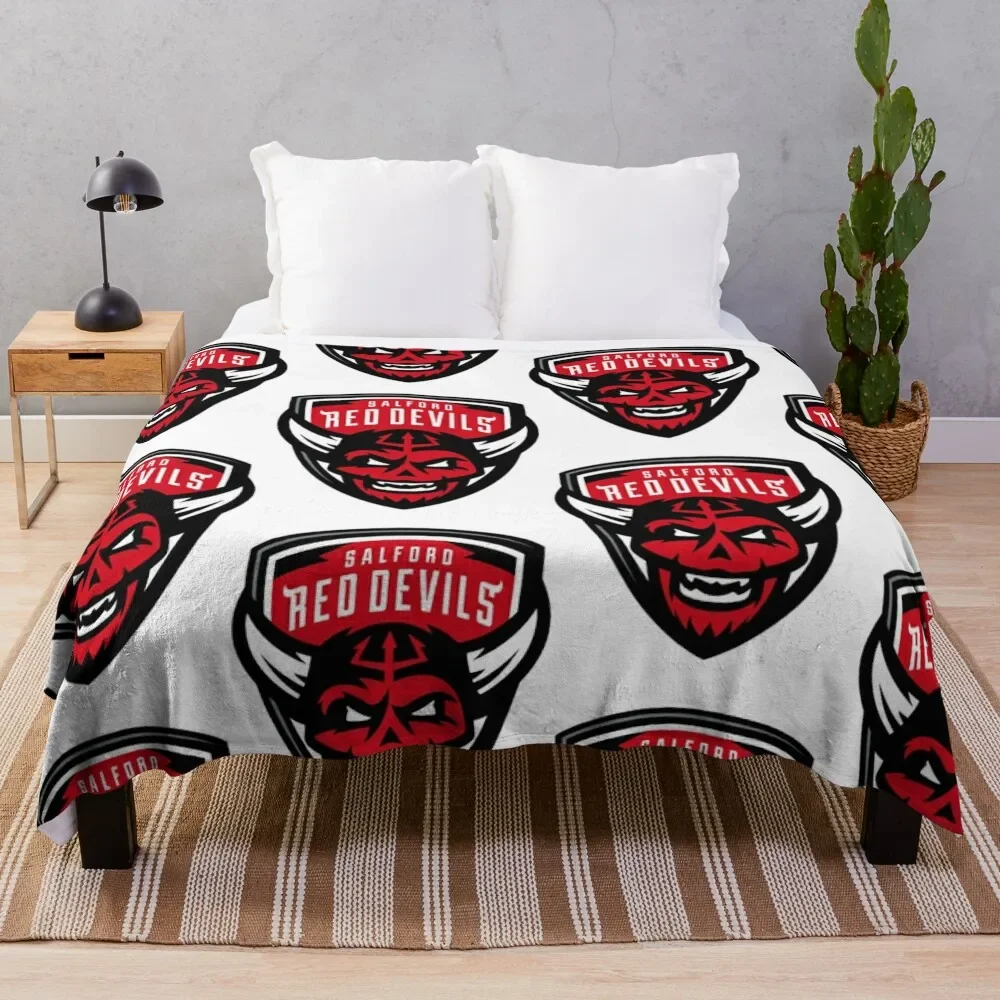 

Salford Red Devils Throw Blanket Weighted Travel Blankets