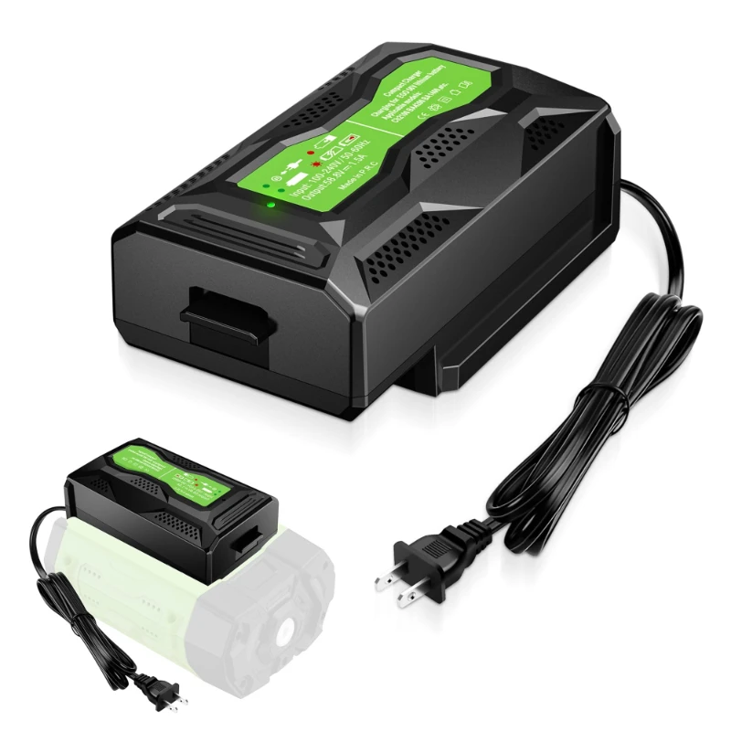 

Portable Mini Charger Fast Charger Compatible with For EGO 56V Batteries Replacement for EGO 56V Chargers Models CH3200 CH5500