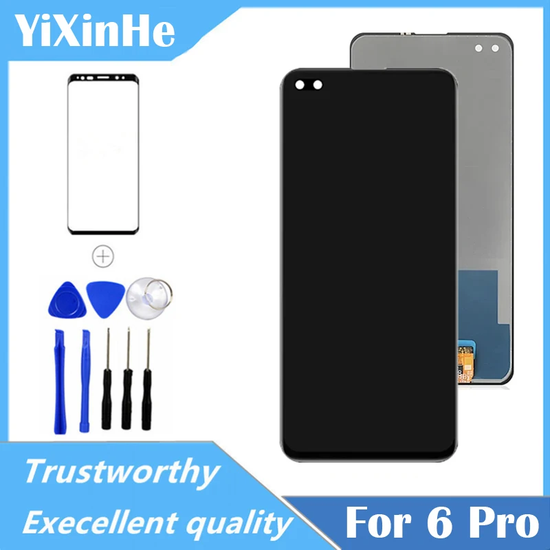 

Original 6.6" For Realme 6 Pro RMX2061 RMX2063 LCD Display Touch Panel Digitizer Screen Replacement Parts