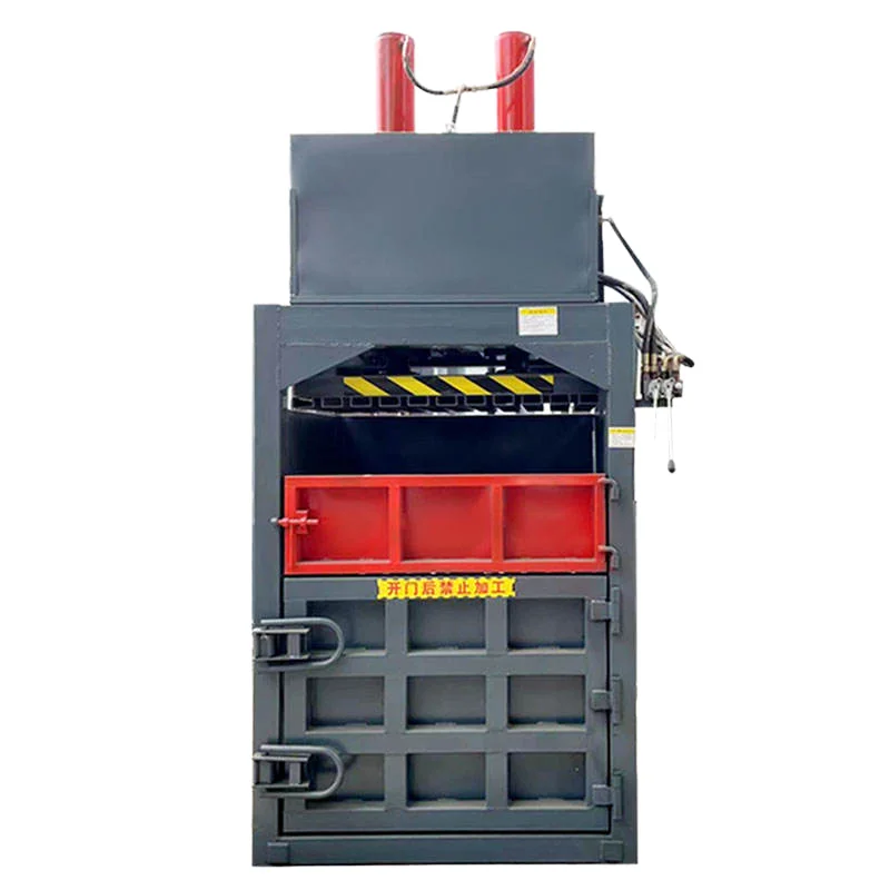 Vertical Baler Machine Hydraulic Baling Machine For Scrap Metal Waste Plastic Bottles Cans Old Clothes Packaging