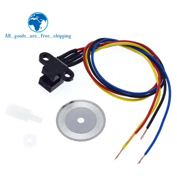 TZT 광전 속도 센서 인코더, 코드 디스크 코드 휠, 프리스케일 스마트 카, 아두이노 DIY용, 5V