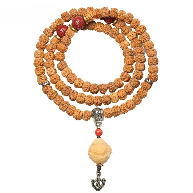 Pulseira pequena Bodhi rosário lenda tibetana para homens e mulheres, brinquedo de mão multi-círculo, contas de nicho de casal, Jingang