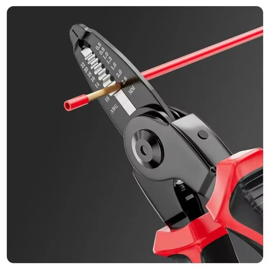 5 In 1 Multifu Pliers Versatile Heavy Duty Interchangeable Set Durable PVC Handle Pliers Portable Toolbox Repair Screwdriver