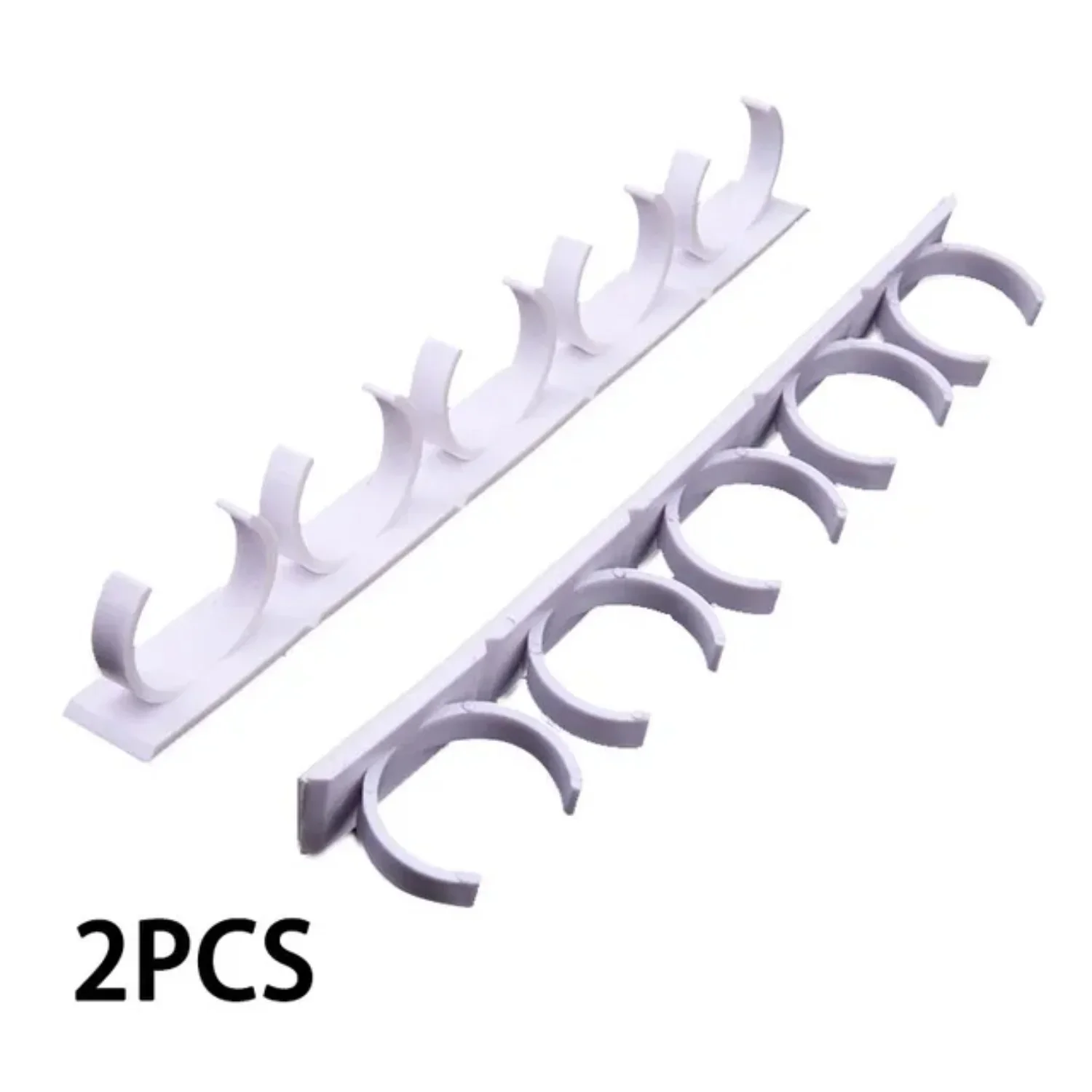 2/4 pçs rack de garrafa de especiarias gabinete montagem na parede clipe adesivo plástico organizador do armário frascos de especiarias clipes