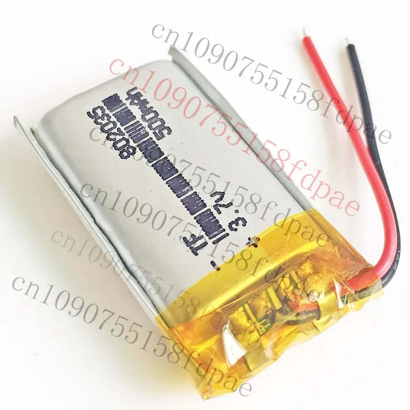 

OK 3.7V 500mAh lipo rechargeable Battery 802035 Cells For MP3 MP4 Recorder Speaker