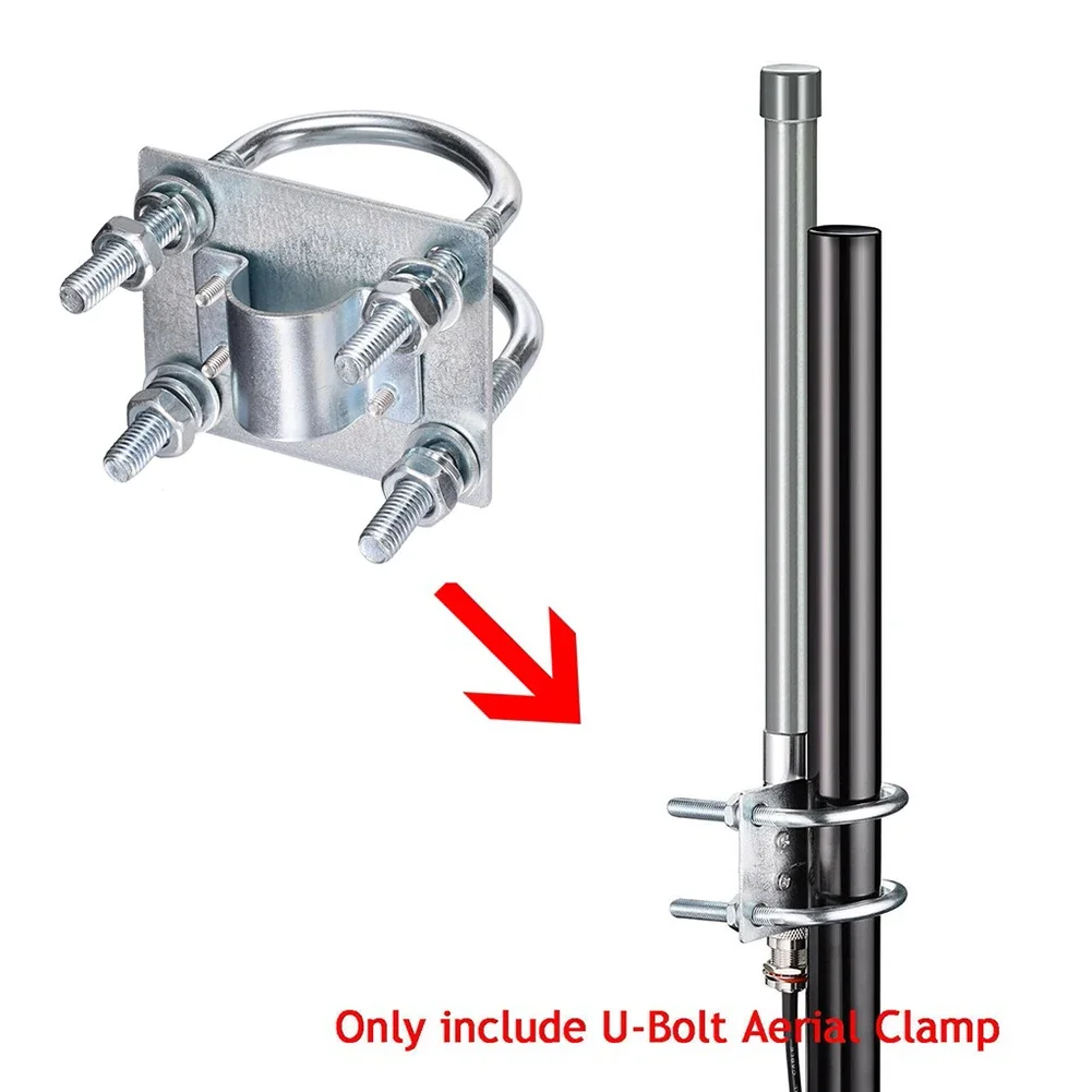 For LoRa Helium Hotspot Miner Glass Fiber Antenna Mast Mount U-Bolt Clamp Bracket For 1.8-2.28cm Pole Pipe Outdoor Installation view 6