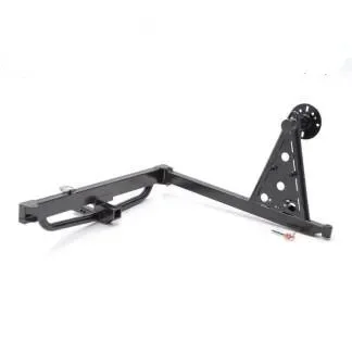 Vehicle Rear Bike Rack Mount Adapter Universal Steel Hitch Mount Spare Tire Carrier