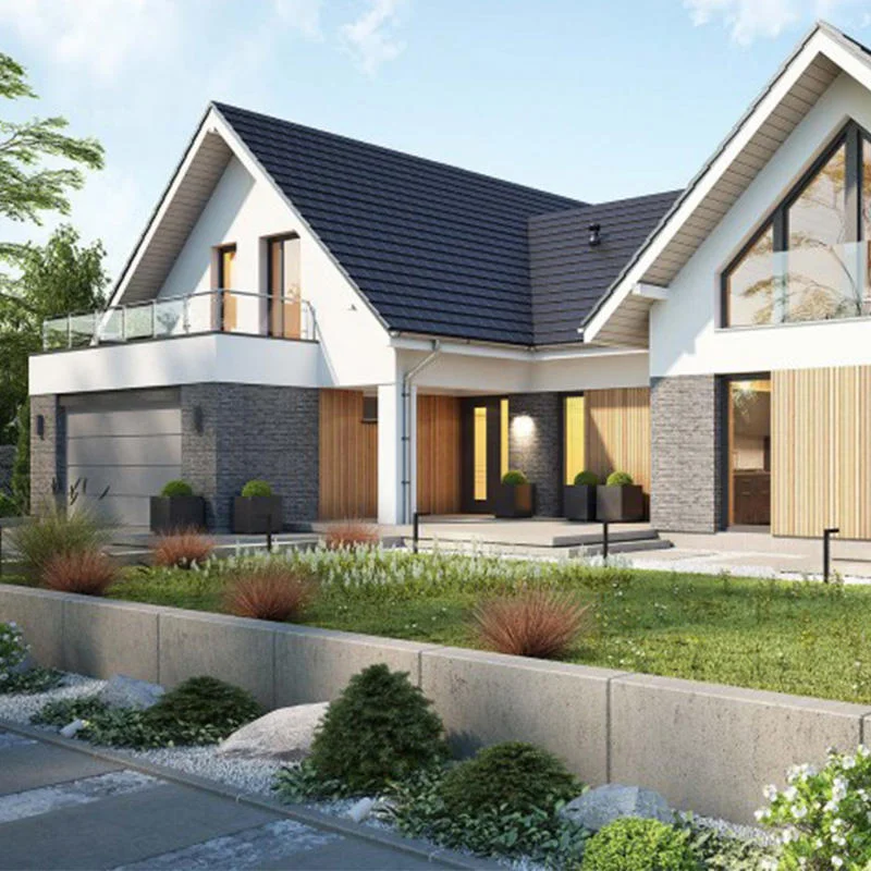 Residential Light Steel Frame Villa with Multi-Climate Performance Capability