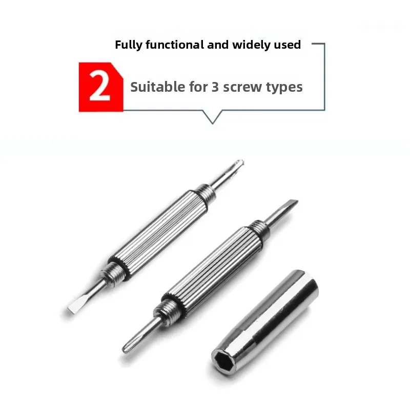 Multi Functional Three in One Glasses Screwdriver Portable Glasses Watch Mobile Phone Small Screwdriver