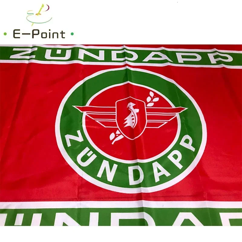 Zundapp Motor Car Flag 2*3ft (60*90cm) 3*5ft (90*150cm) Size Christmas Decorations for Home and Garden