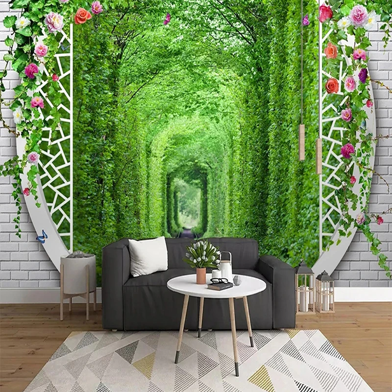 

Wall Mural Custom Any Size Park Nature Scenery Pattern Background 3D Wallpaper Home Decor Building Supplies Designs Papier Peint