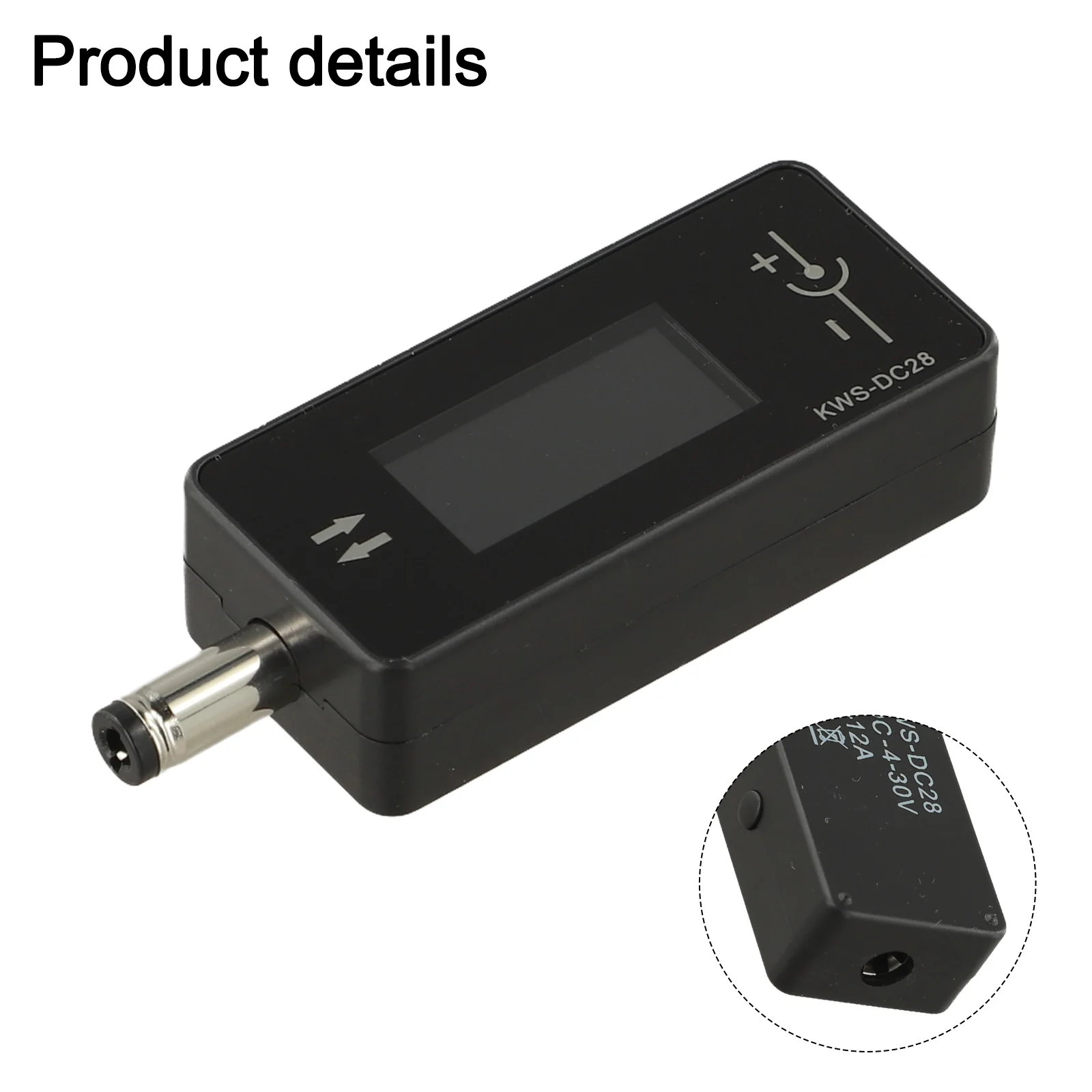 KWS-DC28 Charging Tester 0.96 Inch TFT Display Voltage Current Power Meter Bidirectional Detection Data Record For DC Device Too