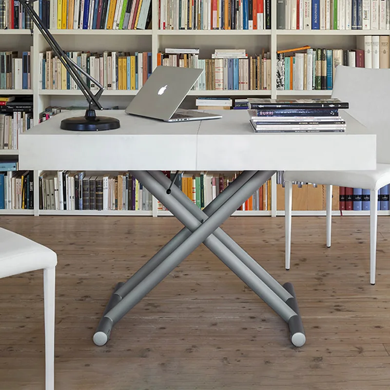 Up-and-down Dining Tables Folding Telescopic Modern Dining Tables Minimalist Apartment Home Furniture Mesas De Comedor ZY40CZ