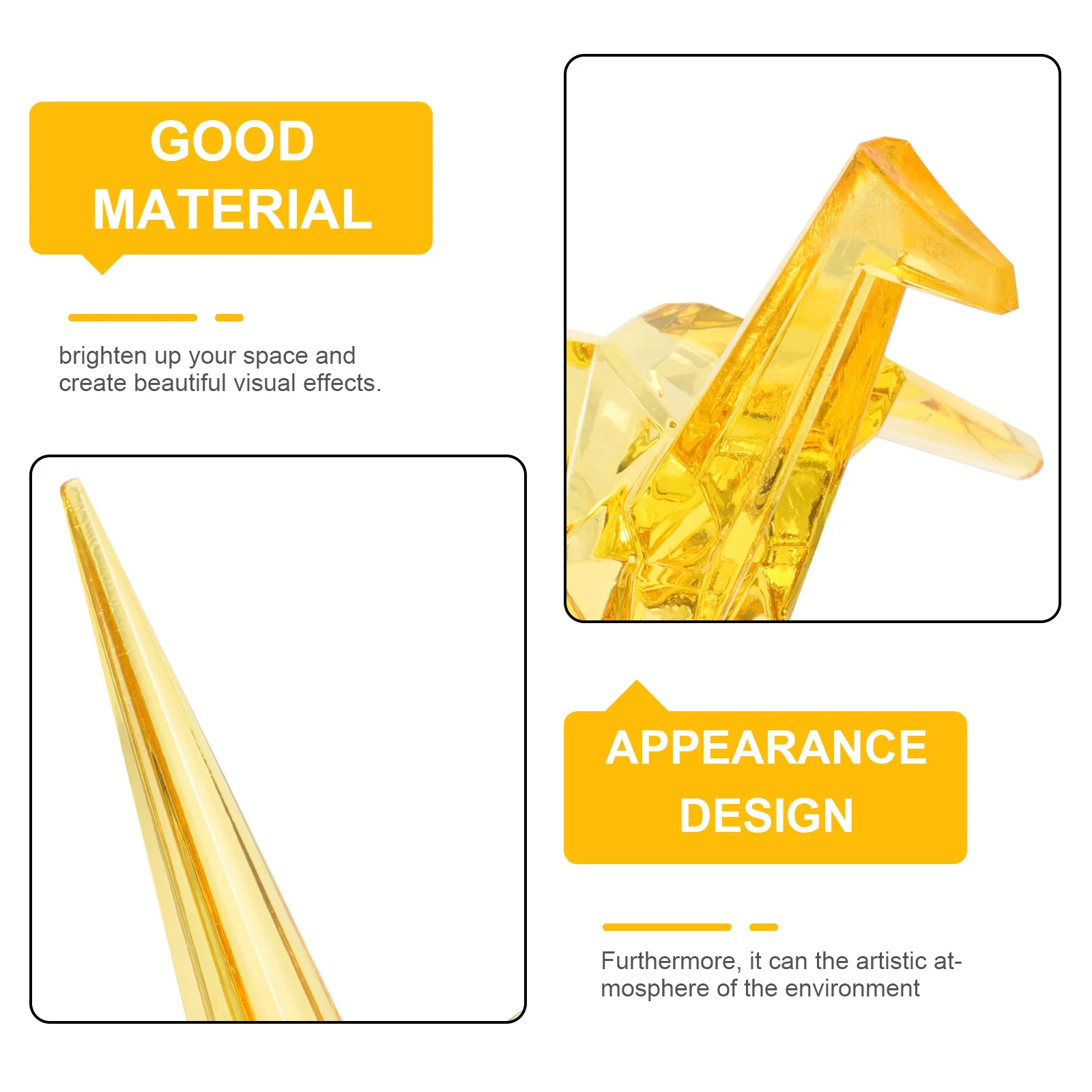 

Animal Origami Crane For Sleek Origami Bird Display Birthday Gift Holiday Party Home Decoration Decorative