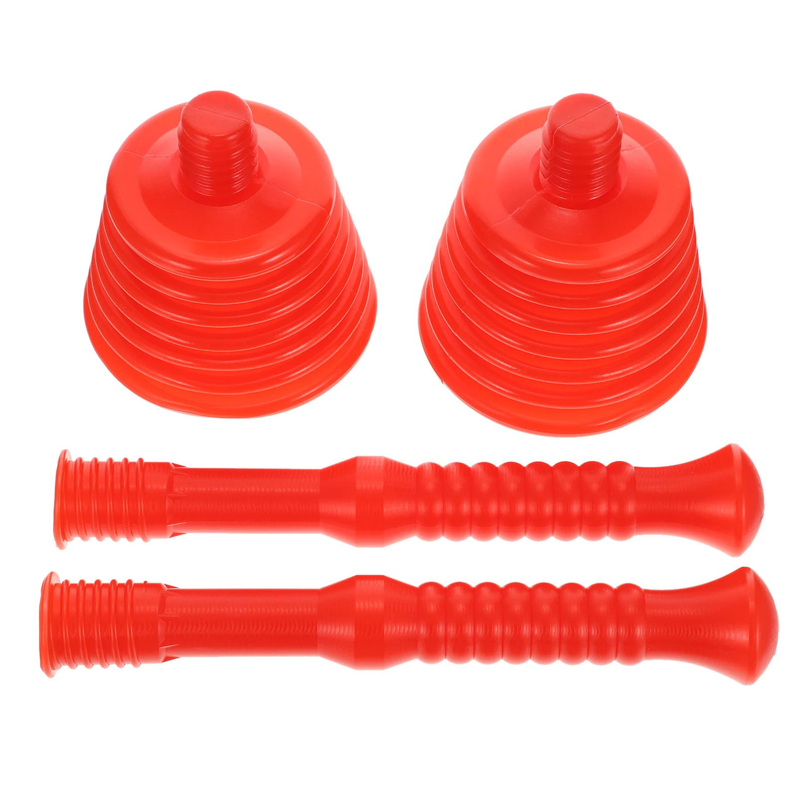 

2 pcs Rubber Plungers Suction Stick For Drain Clogging Solver Heavy Duty Bathroom Home Sewer Cleaning Tool
