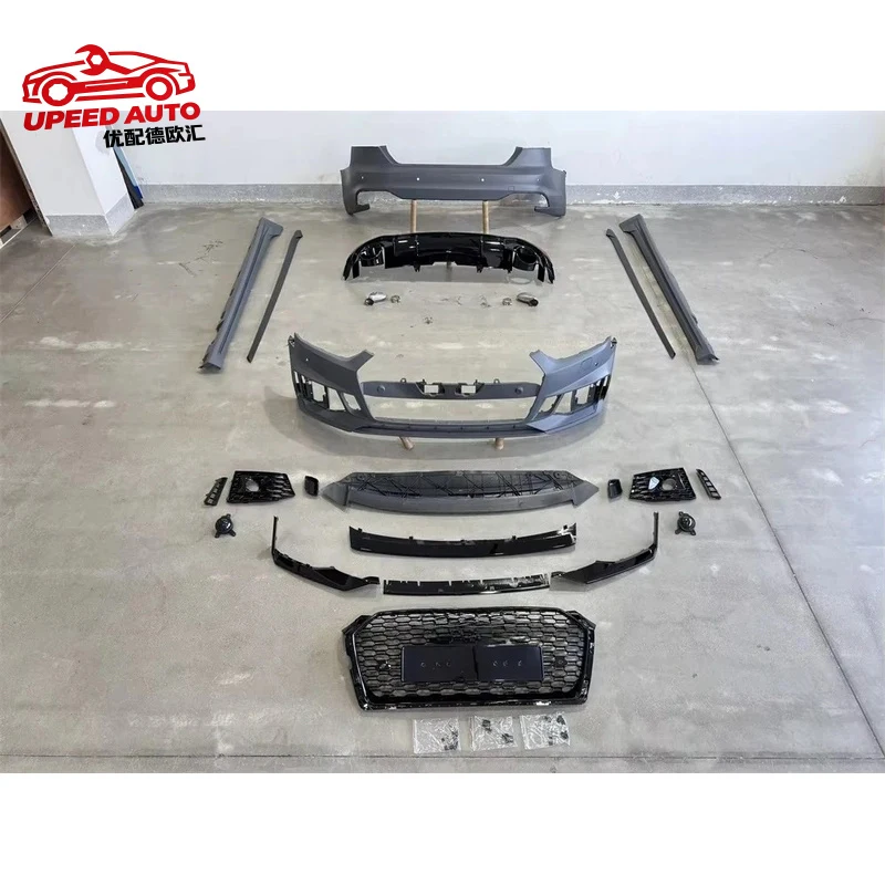 

Suitable for STLF XLstyling Car Conversion Upgrade Facelift Front Rear Bumper Grille Diffuser RS5 Look Audis A5 S5 17-20