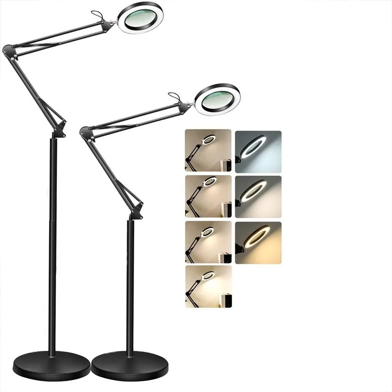 

Cold White Beauty Nail Beauty Tattoo Eye Protection Upright Magnifying Glass Table Lamp Multi-functional Multi-scene Universal