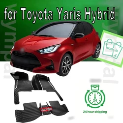 Car Floor Mats For Toyota Yaris Hybrid 2021 2022 2023 Waterproof Protective Pad Floor Cover Car Accessories