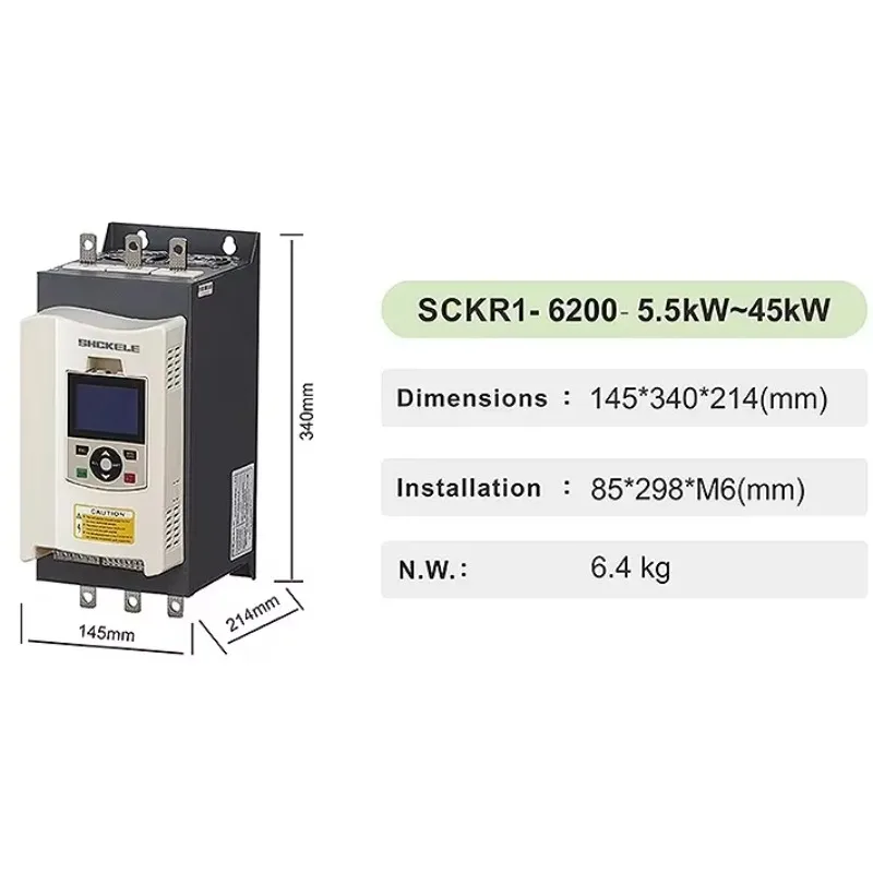 

2025/High quality China trade SHCKELE smart SCKR1-6200 on-line hot sell motor soft starter for draught fan 5.5KW~630