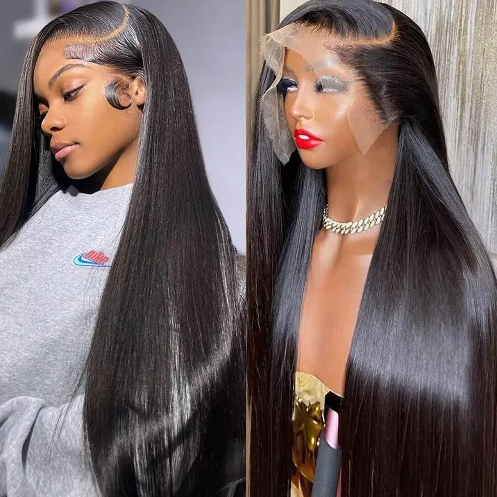 

200 Плотность Bone Straight Hd Прозрачный 13x6 Парик Фронта Шнурка Бразильские Волосы 13x4 Hd Парики Фронта Шнурка Человеческих Волос Для Чернокожих Женщин