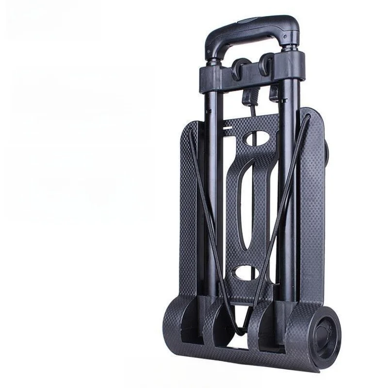 

Portable Iron Tube op Cart Home Use Lightweight Stall Pusart Retractable Handle Vegetable Bung Trolley