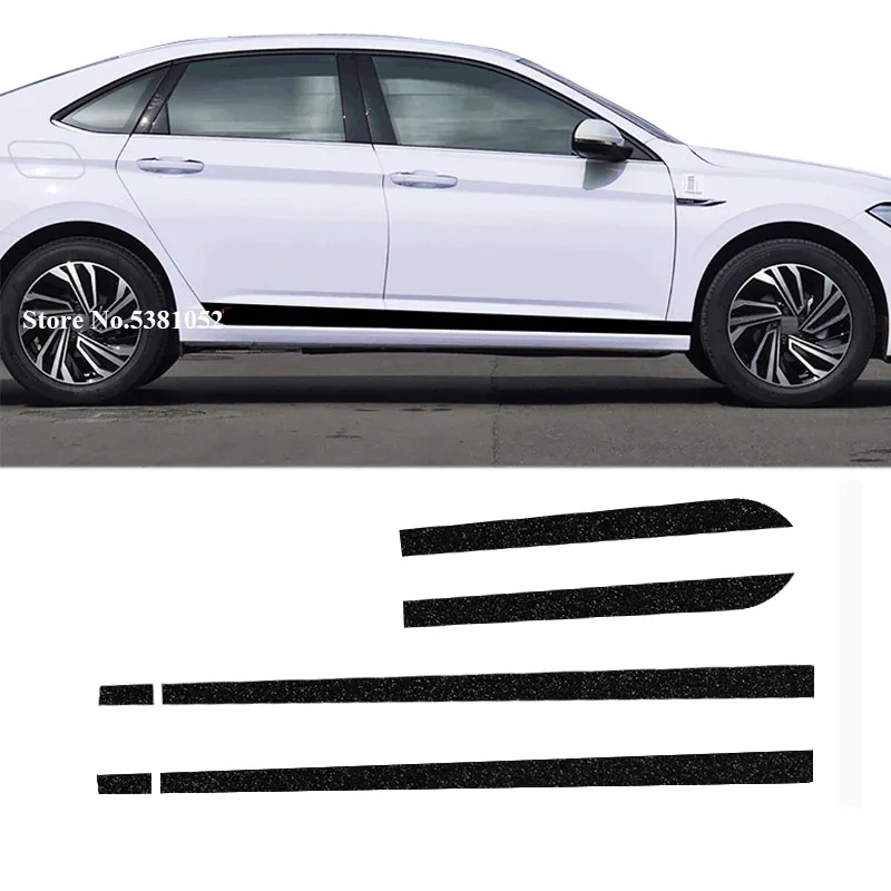 

for Volkswagen VW Jetta MK7 2019 2020 2021 Car Modification Stickers Sideways Garland Personalized Waistline Protector