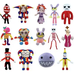 18-43cm Kawaii The Amazing Digital Circus Plush Toy Soft Stuffed Plushie The Amazing Digital Circus Animation Role Clown Doll