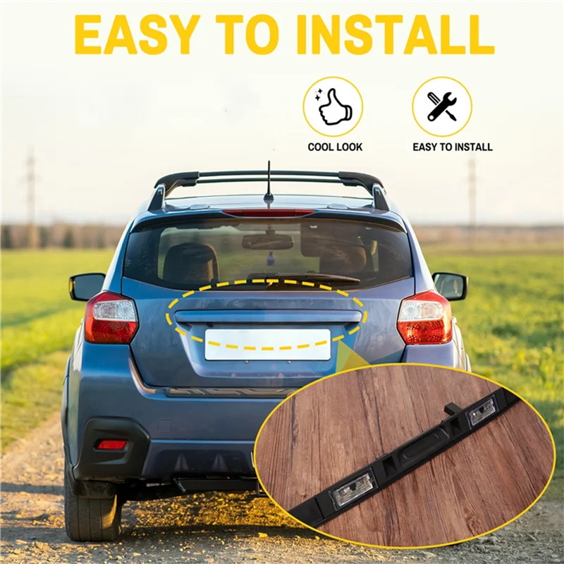 A17R-Car Trunk Lid Rear Handle Grip Tailgate Switch Handle With Light 51137170676 For BMW X5 E53 2000-2006