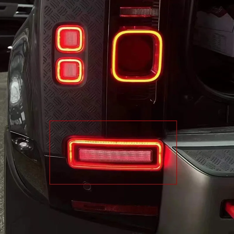 SAAR Suitable for New Land Rover Defender Rear Bumper High-Level Reversing/Brake Integrated Warning Light Car Modifica