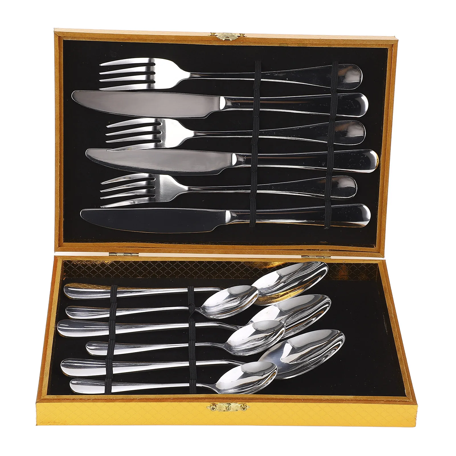 

304 Stainless Steel Knives Forks Spoons Kit Cutlery Set for Home Kitchen Hotel Restaurant Stainless Steel Steak Knife