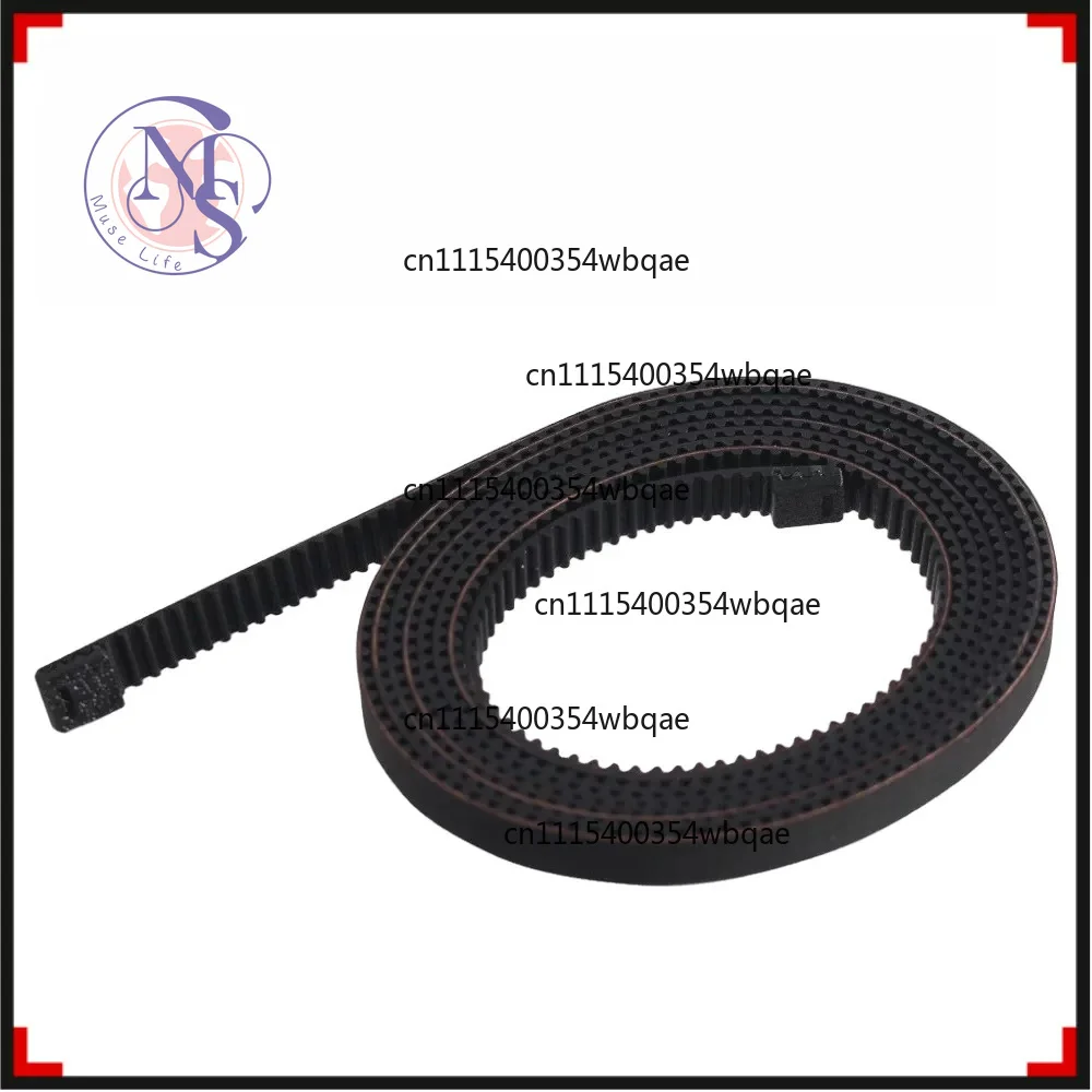 Rubber Open Timing Belt, Z Axis Drive Strap Replacement Accessory for DIY 3D Printing Machine