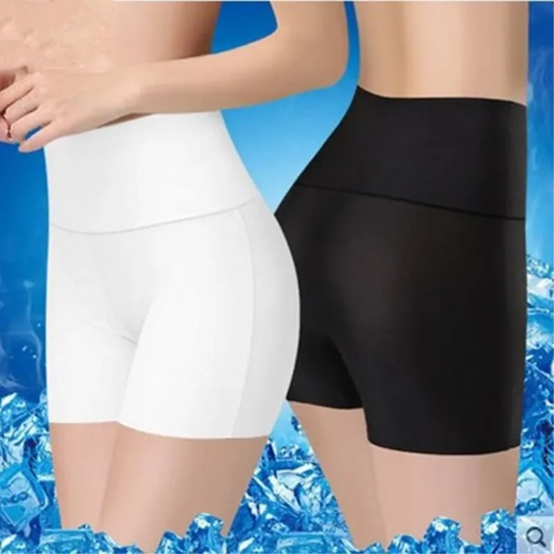 Women Safety Shorts Pants Seamless Nylon Panties Girls High Waist Slimming Underwear