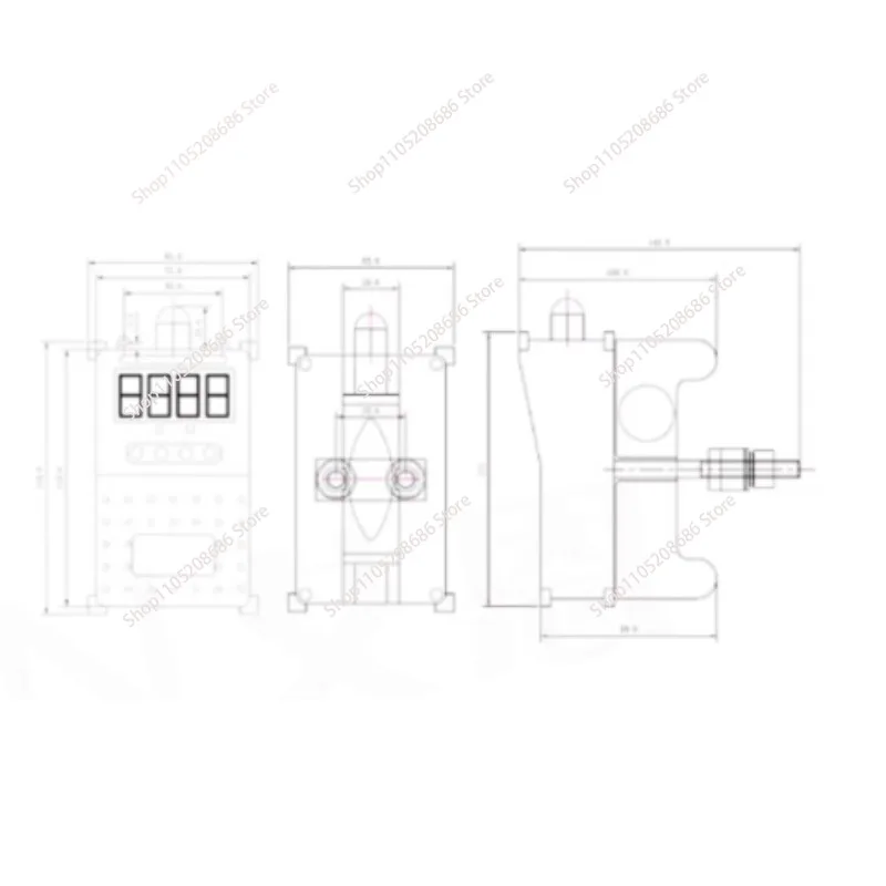 Load Limiter 1T to 5T, Electric Hoist Overload Protection Switch for Overhead Crane, Weight Limiter Safety Device