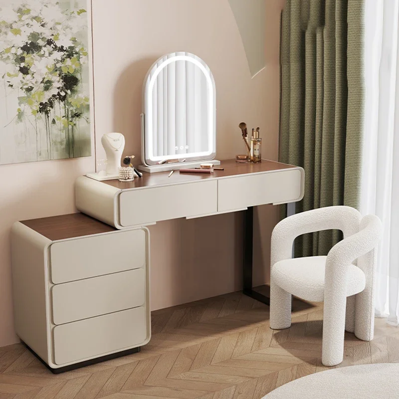 

Bedroom Luxury Furniture Toiletries Dressing Rooms Modern Wooden Chest Drawers Portable Makeup Tocadores Bedrooms Furniture