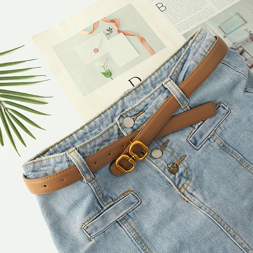 

2Pcs Women Waist Belt Buckle Dress Belts Stylish Waistline Enhancer for Jeans Pants Dress Belts for Women