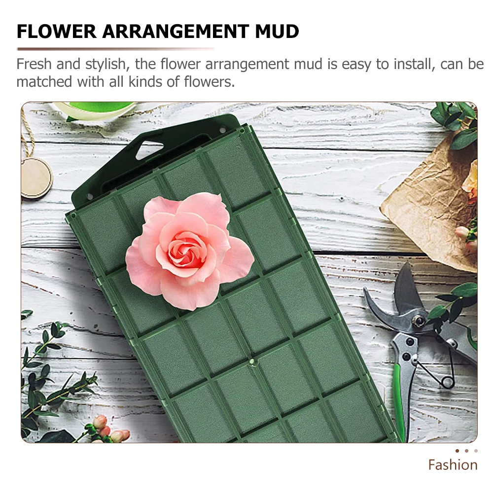 

1 set 1 Set Flower Arrangement Mud Floral Foam Cage For Diy Wedding Party Decorations Floral Boxes Blocks Holder Tool