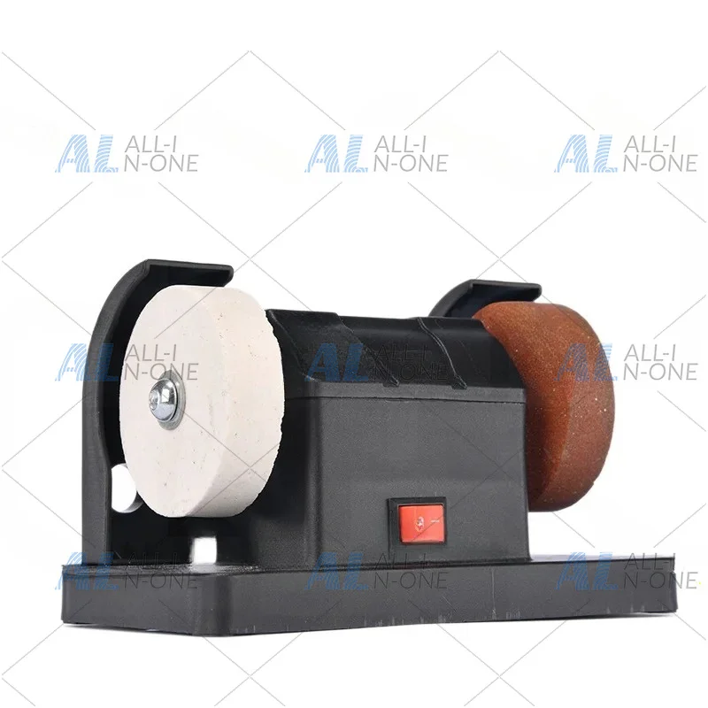 Knife sharpener Small  wheel machine Desktop double grinding wheel infinity small electric grinding and polishing machine