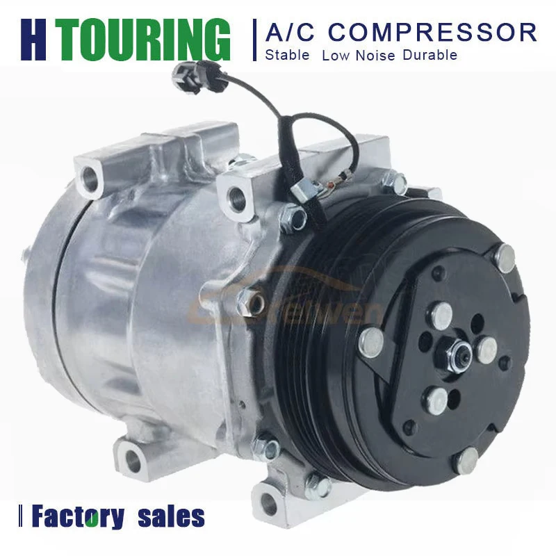 

AC A/C Compressor Cooling SD7V16 for Fiat Ducato Bus Box 2.3 3.0 IVECO DAILY 504384357 71721759 71724259 504005418