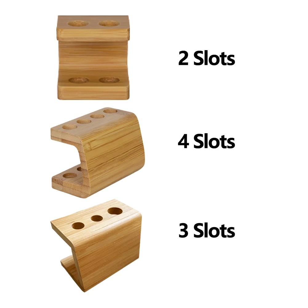 2/3/4 Slots Electric Toothbrush Head Holder Bamboo Stand Durable Mini Home Multi Slots Hotel